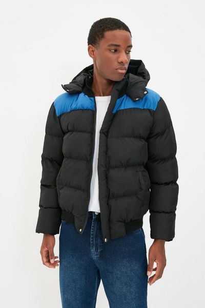 men's jackets trendyol men puffer hooded color block coat tmnaw22mo0127, Black;brown
men's jackets trendyol men puffer hooded color block coat tmnaw22mo0127, Black;brown
