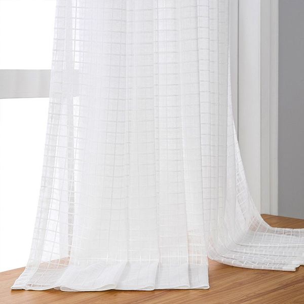 curtain & drapes nordic white sheer curtains for living room transparent square striped bedroom window tulle kitchen short voile
curtain & drapes nordic white sheer curtains for living room transparent square striped bedroom window tulle kitchen short voile