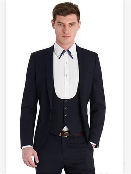 men's suits & blazers classic male smolking groom suit fine fit and culine evening suits for dark blue men a groo -man button wedding, White;black
men's suits & blazers classic male smolking groom suit fine fit and culine evening suits for dark blue men a groo -man button wedding, White;black
