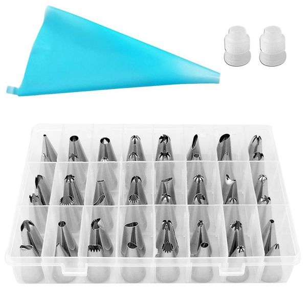 cake tools 52pcs icing piping nozzle decorating sugarcraft pastry tips tool