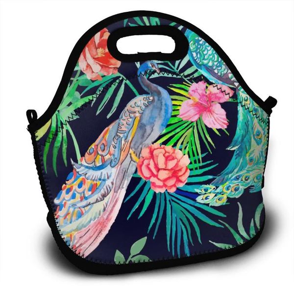 portable lunch bag tropical peacocks and plants women reusable bags for work pinic travel 2021 casual handbags organizer, Blue;pink
portable lunch bag tropical peacocks and plants women reusable bags for work pinic travel 2021 casual handbags organizer, Blue;pink