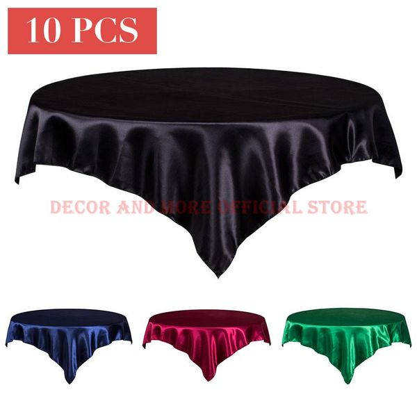145cmx145cm/57"x57" white black satin tablecloth overlay square table cover for wedding banquet el decor wholesale cloth
145cmx145cm/57"x57" white black satin tablecloth overlay square table cover for wedding banquet el decor wholesale cloth