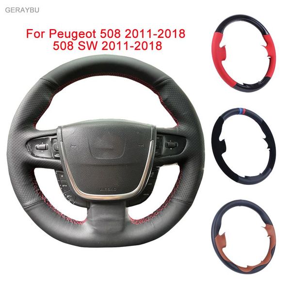 steering wheel covers geraybu custom diy black leather hand-sewn car cover for 508 2011-2021 sw breathable wear-resistant
steering wheel covers geraybu custom diy black leather hand-sewn car cover for 508 2011-2021 sw breathable wear-resistant