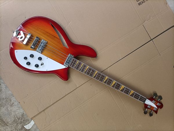 factory custom semi-hollow cherry sunburst electric bass guitar with white pickguard,rosewood fingerboard,yellow pearl fret inlay,offer cust
factory custom semi-hollow cherry sunburst electric bass guitar with white pickguard,rosewood fingerboard,yellow pearl fret inlay,offer cust