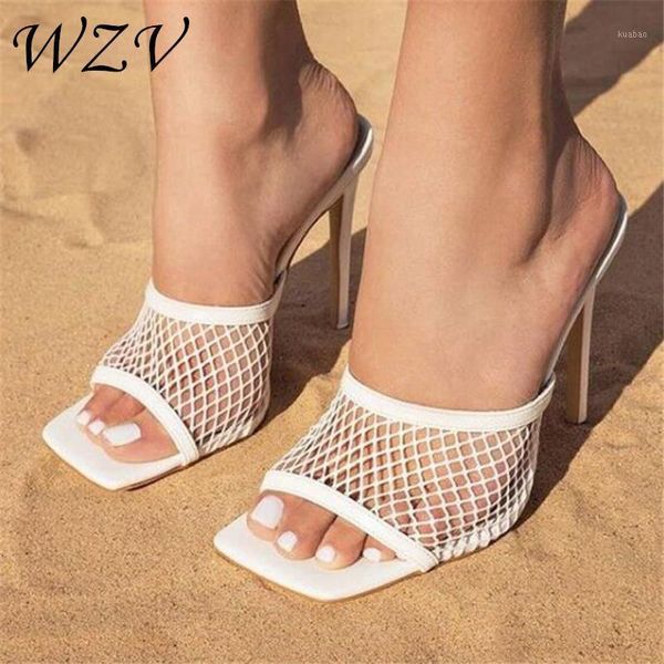 slippers brand design women elegant square toe ladies sandals mesh thin high heels summer outdoor1, Black
slippers brand design women elegant square toe ladies sandals mesh thin high heels summer outdoor1, Black