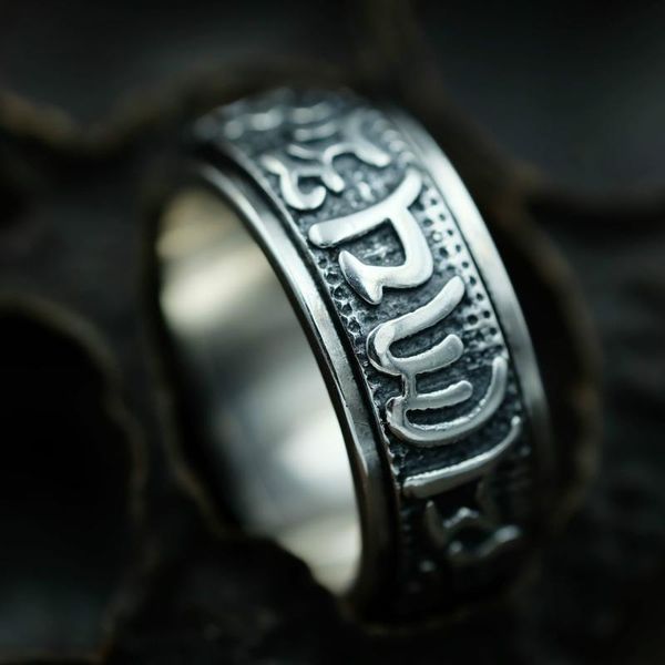 cluster rings s925 sterling silver men buddhism six word truth jewelry tibetan vintage anniversary ball ring, Golden;silver
cluster rings s925 sterling silver men buddhism six word truth jewelry tibetan vintage anniversary ball ring, Golden;silver
