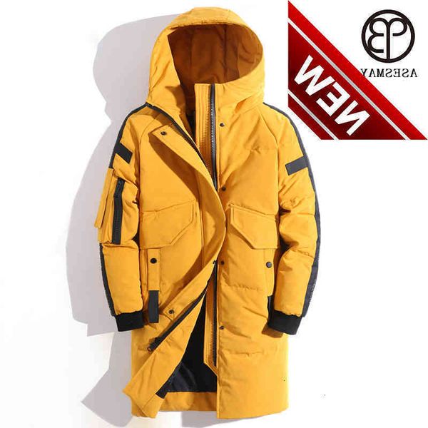 asesmay white duck down jacket men winter coat long warm parkas hooded yellow outwear luxury brand clothing male jackets, Black
asesmay white duck down jacket men winter coat long warm parkas hooded yellow outwear luxury brand clothing male jackets, Black