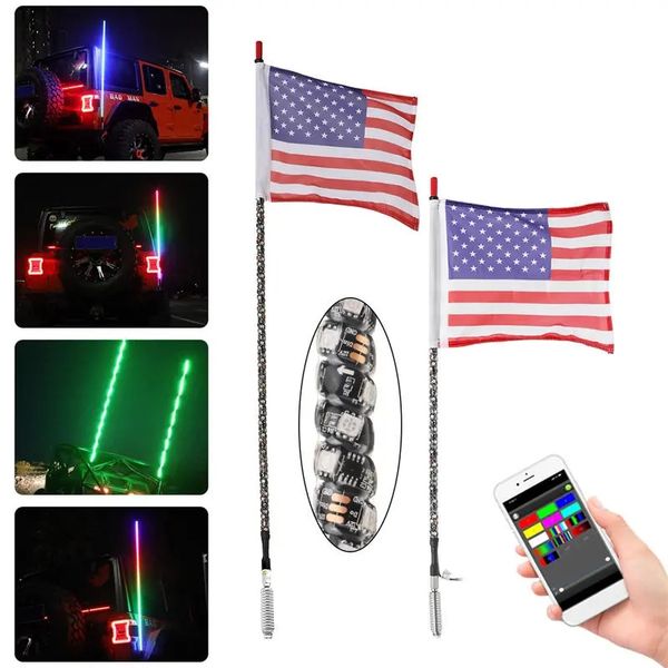 12v 3ft/4ft bluetooth led flagpole light 6000 colors 200 modes app controll for utv atv moto accessories
12v 3ft/4ft bluetooth led flagpole light 6000 colors 200 modes app controll for utv atv moto accessories
