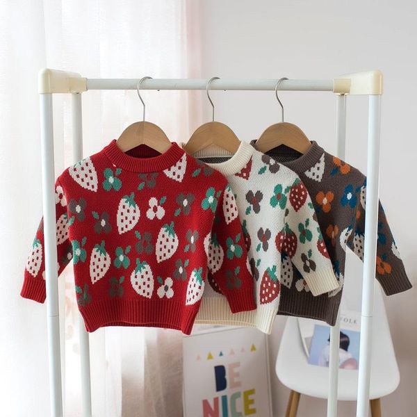 pullover 2021 children's sweater for boys and girls in autumn winter, strawberry jacket children, Blue
pullover 2021 children's sweater for boys and girls in autumn winter, strawberry jacket children, Blue