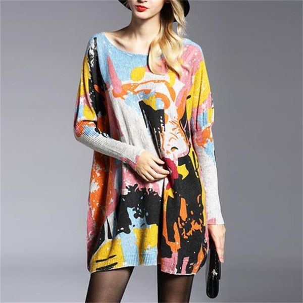 clothing big yards loose womens sweater knitted print batwing sleeve pullover, White;black
clothing big yards loose womens sweater knitted print batwing sleeve pullover, White;black