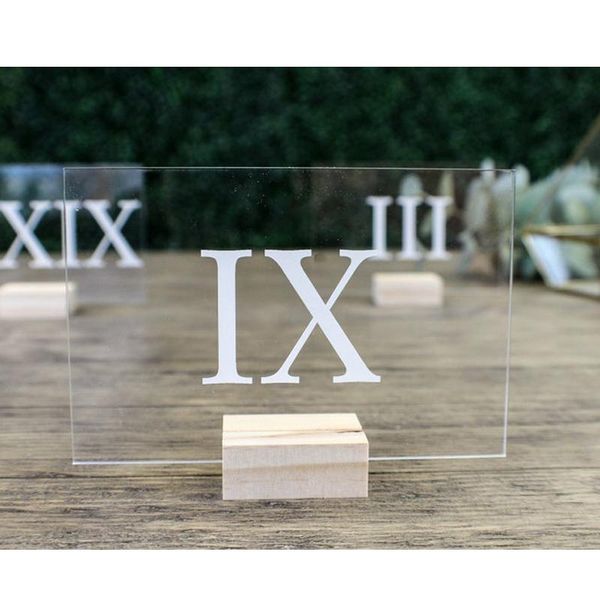 party decoration roman numeral wedding table numbers with holders personalized clear acrylic signage rustic wood number stand
party decoration roman numeral wedding table numbers with holders personalized clear acrylic signage rustic wood number stand