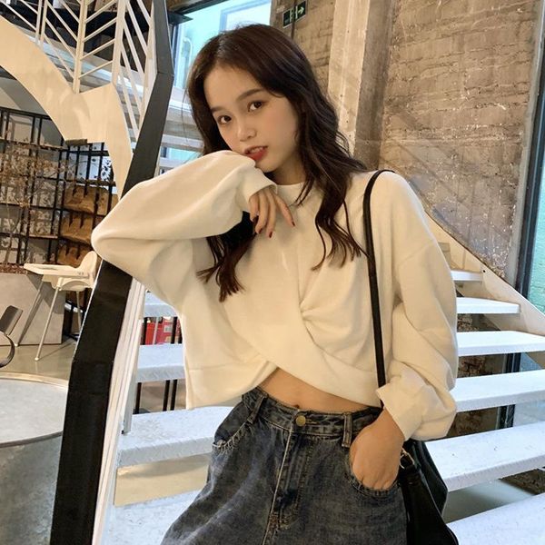 women's hoodies & sweatshirts spring and autumn 2021 korean white pullover sweater fashion, versatile, foreign style design, minority j, Black
women's hoodies & sweatshirts spring and autumn 2021 korean white pullover sweater fashion, versatile, foreign style design, minority j, Black