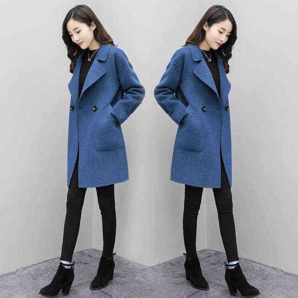 small tweed coat women's 2021 autumn and winter korean version popular loose versatile thin thickened woolen, Black
small tweed coat women's 2021 autumn and winter korean version popular loose versatile thin thickened woolen, Black