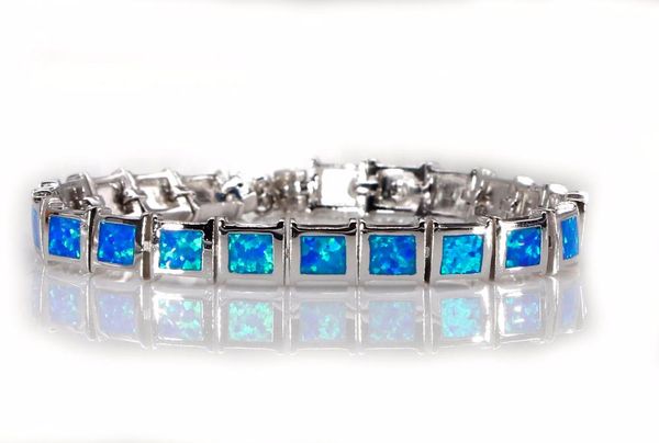 charm bracelets sz0080 elegant side chain blue opal bracelet silver and ladies fashion jewelry, Golden;silver
charm bracelets sz0080 elegant side chain blue opal bracelet silver and ladies fashion jewelry, Golden;silver