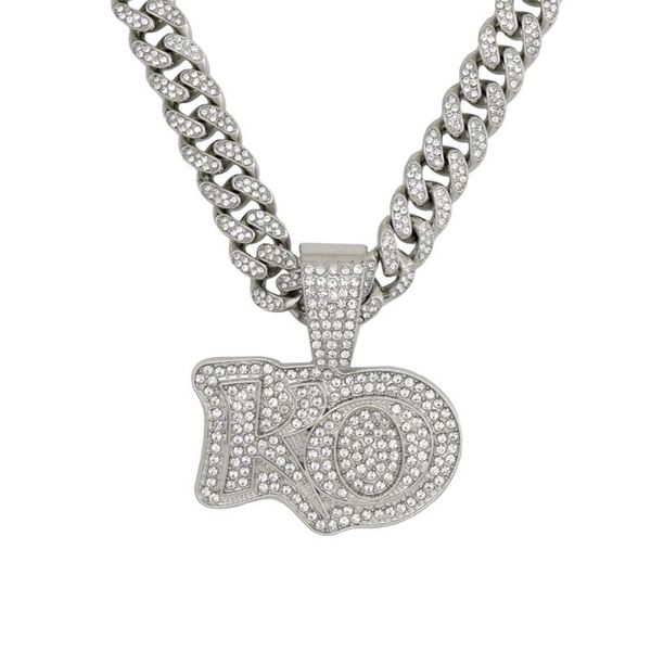 pendant necklaces men's hip hop crystal letter ko necklace with 13mm iced out rhienstone miami cuban chain choker gothic jewelry, Silver
pendant necklaces men's hip hop crystal letter ko necklace with 13mm iced out rhienstone miami cuban chain choker gothic jewelry, Silver