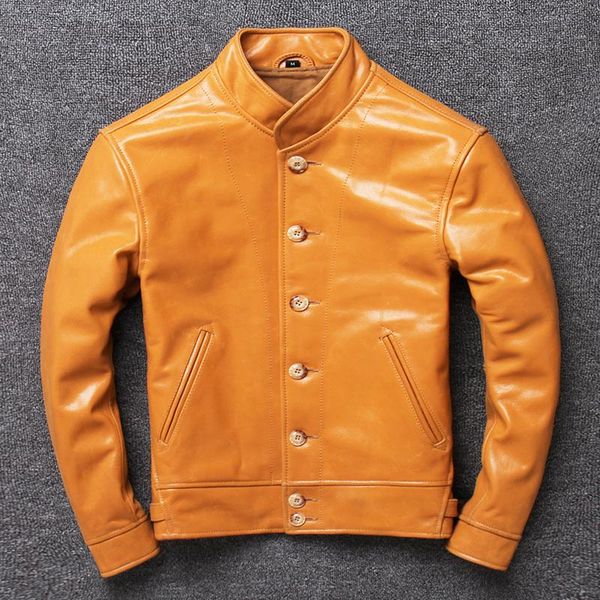 men's leather & faux cowhide clothes pure jacket leak picking welfare three color options, Black
men's leather & faux cowhide clothes pure jacket leak picking welfare three color options, Black