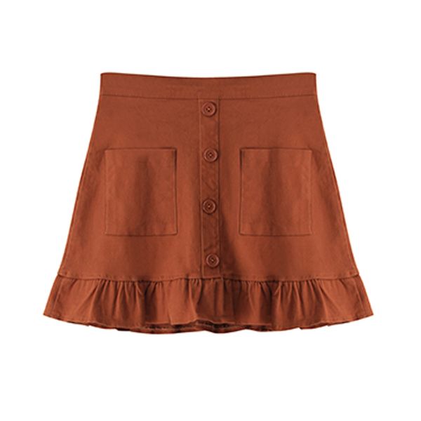 denim mini skirt colorful solid button high street empire sweet pocket pleated pencil sheath white black khaki s0220 210514
denim mini skirt colorful solid button high street empire sweet pocket pleated pencil sheath white black khaki s0220 210514