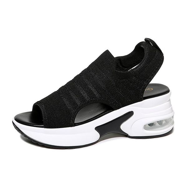 sandals open-toe platform sandals, solid color women's shoes with feet,, Black
sandals open-toe platform sandals, solid color women's shoes with feet,, Black