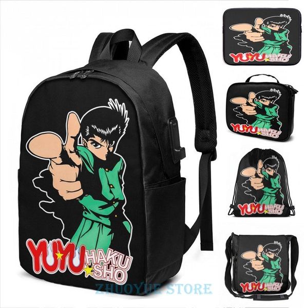 backpack funny graphic print yu hakusho usb charge men school bags women bag travel laptop
backpack funny graphic print yu hakusho usb charge men school bags women bag travel laptop