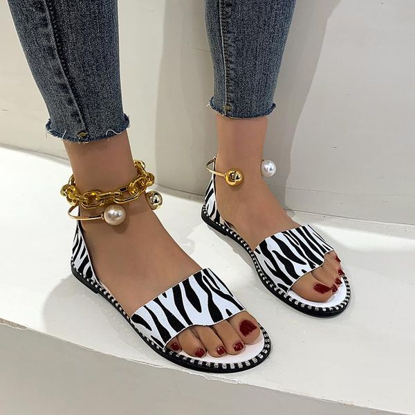 sandals ellalee women's pearl decoration slip-on leopard female summer design plus size ladies shoes flat, Black
sandals ellalee women's pearl decoration slip-on leopard female summer design plus size ladies shoes flat, Black