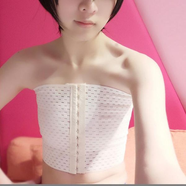 belts white black breathable strapless chest bust binder buckle bra tomboy lesbian cosplay slimming body shapers corset, Black;brown
belts white black breathable strapless chest bust binder buckle bra tomboy lesbian cosplay slimming body shapers corset, Black;brown
