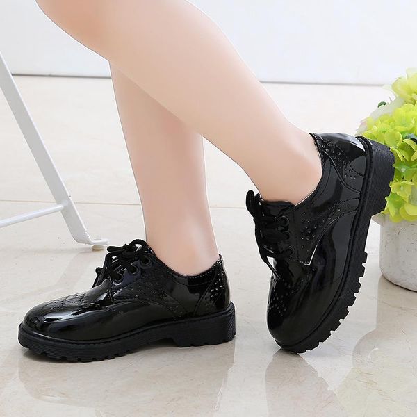 kids oxford shoes fretwork brogue lace up leather white black girls princess children sneakers casual flat, Black;grey
kids oxford shoes fretwork brogue lace up leather white black girls princess children sneakers casual flat, Black;grey