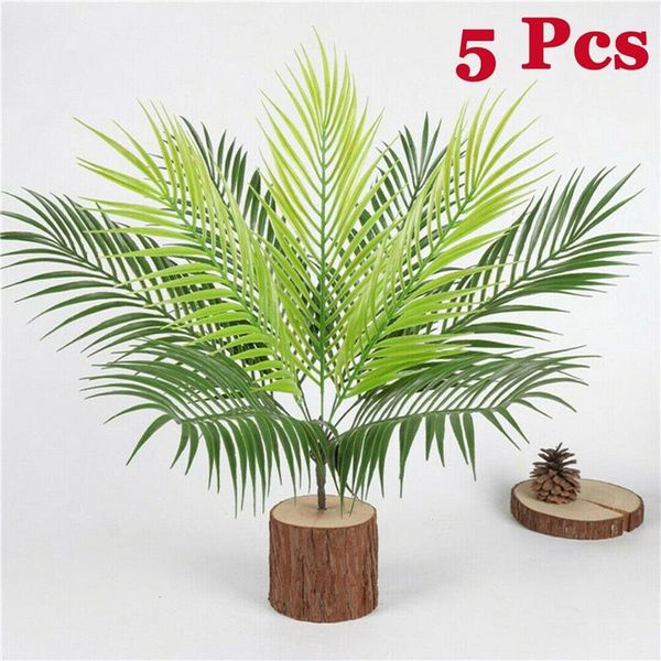 decorative flowers & wreaths 9 head artificial fern bouquet palm leaves green plastic plants home party decor -5pcs
decorative flowers & wreaths 9 head artificial fern bouquet palm leaves green plastic plants home party decor -5pcs