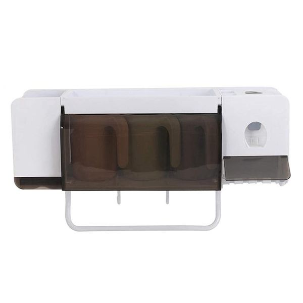 automatic toothpaste dispenser squeezer wall mount & space-saving toothbrush holder and towel bars for bathroom holders
automatic toothpaste dispenser squeezer wall mount & space-saving toothbrush holder and towel bars for bathroom holders