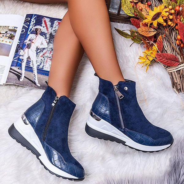 boots quality waterproof winter women keep warm inside raised side zip pu snow comfortable chaussures zbd5, Black
boots quality waterproof winter women keep warm inside raised side zip pu snow comfortable chaussures zbd5, Black