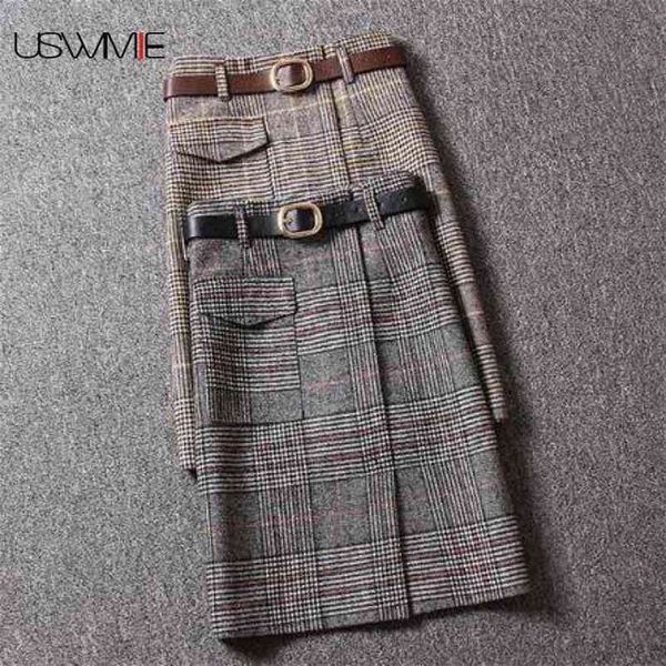 spring autumn plaid women wool skirts fashion vintage slim lady elegant straight skirts casual streetwear female bottoms skirt 210325, Black
spring autumn plaid women wool skirts fashion vintage slim lady elegant straight skirts casual streetwear female bottoms skirt 210325, Black
