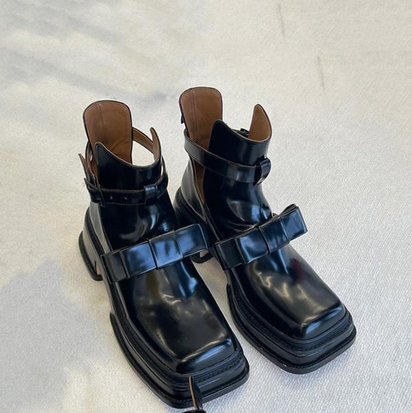 dress shoes blwbyl 2021 bowknot boots women's spring and summer dark black girly square toe thick heel retro hollow sandals
dress shoes blwbyl 2021 bowknot boots women's spring and summer dark black girly square toe thick heel retro hollow sandals