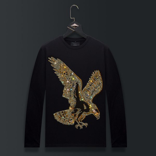 fashion fleece hoodies autumn long sleeve t shirt men's diamond eagle chinese style wear national bottom coat handsome, Black
fashion fleece hoodies autumn long sleeve t shirt men's diamond eagle chinese style wear national bottom coat handsome, Black