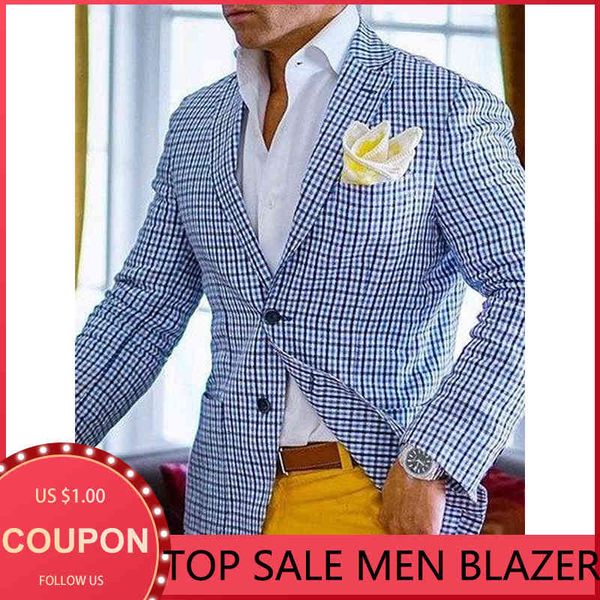 2021 men's plaid single-breasted lapel new style men long sve leisure blazer fashion slim masculine ets male coat, White;black
2021 men's plaid single-breasted lapel new style men long sve leisure blazer fashion slim masculine ets male coat, White;black