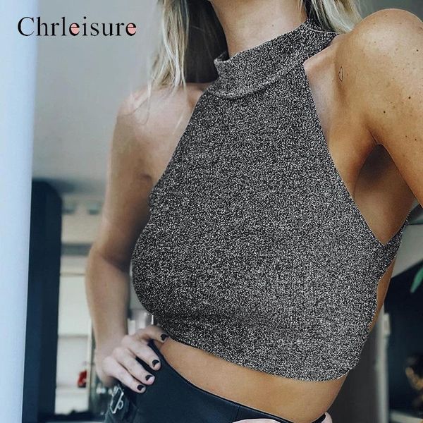 women's tanks & camis vest women lace up crop for summer backless shimmer female flash night club, White
women's tanks & camis vest women lace up crop for summer backless shimmer female flash night club, White