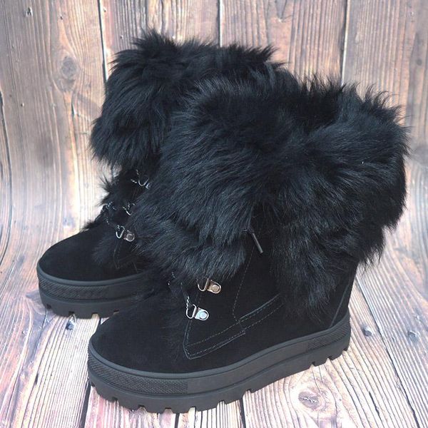 boots winter woman black suede height increasing 8 cm wedge warming thick sole lace up casual fur snow short ankle
boots winter woman black suede height increasing 8 cm wedge warming thick sole lace up casual fur snow short ankle