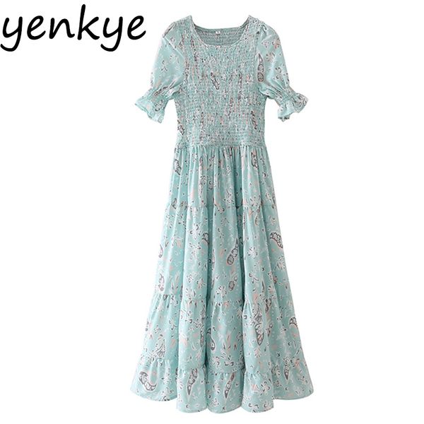 sweet floral print elegant ladies dresses women o neck short sleeve slim holiday party long dress summer vestido 210430, Black;gray
sweet floral print elegant ladies dresses women o neck short sleeve slim holiday party long dress summer vestido 210430, Black;gray