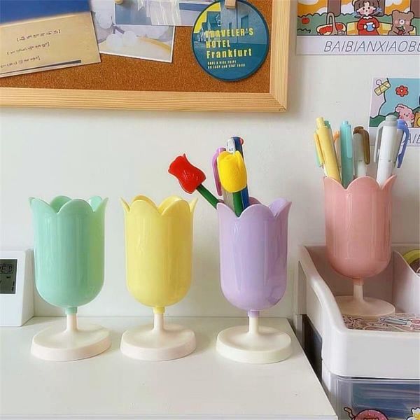 cosmetic bags & cases korean ins women makeup brushes storage case 4 color tulip pencil vase comb deskcontainer bedroom organizer
cosmetic bags & cases korean ins women makeup brushes storage case 4 color tulip pencil vase comb deskcontainer bedroom organizer
