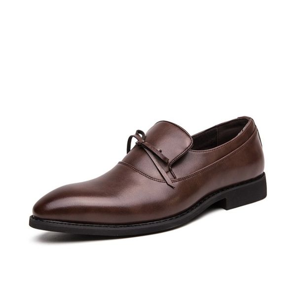 men's slip on split leather pointed luxurys toe men shoes business wedding oxfords formal shoe for male 48, Black
men's slip on split leather pointed luxurys toe men shoes business wedding oxfords formal shoe for male 48, Black