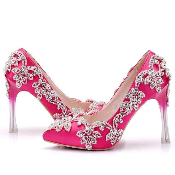 dress shoes rose red women wedding high heels .5cm studded crystal bridal party pointed toe patent leather lady pumps, Black
dress shoes rose red women wedding high heels .5cm studded crystal bridal party pointed toe patent leather lady pumps, Black