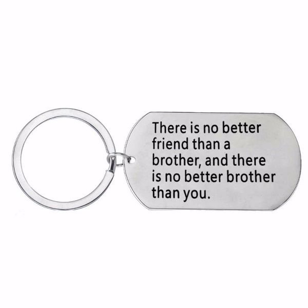 keychains 12pc/lot there is no better friend than a brother keychain stainless steel dog tag key chain gift keyring, Silver
keychains 12pc/lot there is no better friend than a brother keychain stainless steel dog tag key chain gift keyring, Silver