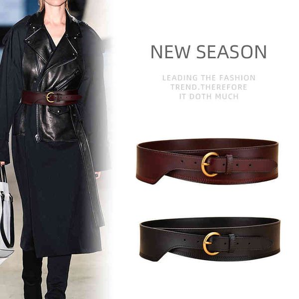 waist decorati belts buckles leather seal women's decorative wide belt with sweater windbreaker, closed, belt, female cowhide, Black;brown
waist decorati belts buckles leather seal women's decorative wide belt with sweater windbreaker, closed, belt, female cowhide, Black;brown