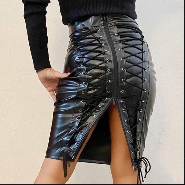 steampunk fashion knee length women skirts faux leather high waist back zipper bodycon pencil for, Black
steampunk fashion knee length women skirts faux leather high waist back zipper bodycon pencil for, Black