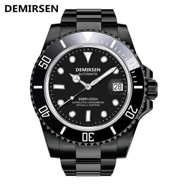 wristwatches demirsen men mechanical wristwatch 40mm waterproof luminous stainless steel sapphire black sport automatic watch, Slivery;brown
wristwatches demirsen men mechanical wristwatch 40mm waterproof luminous stainless steel sapphire black sport automatic watch, Slivery;brown