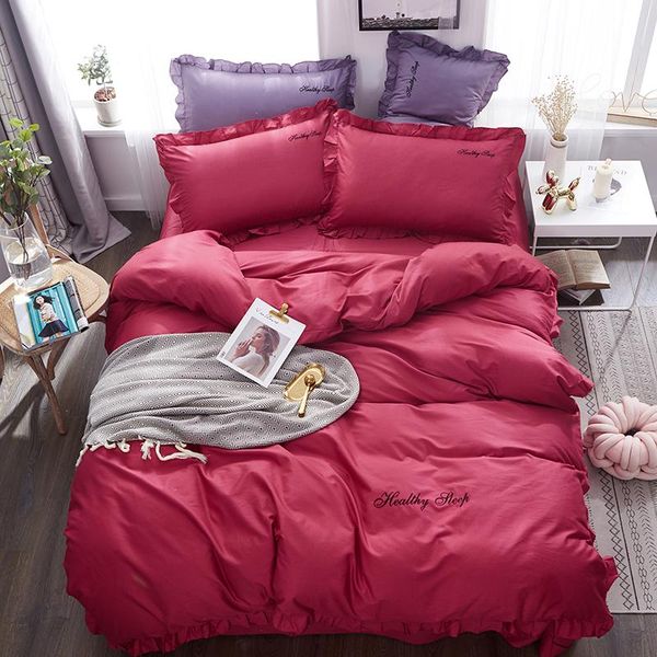 bedding sets 4 pieces 100% cotton 40s embroidery solid color king size include duvet cover+bed sheet+pillowcases
bedding sets 4 pieces 100% cotton 40s embroidery solid color king size include duvet cover+bed sheet+pillowcases