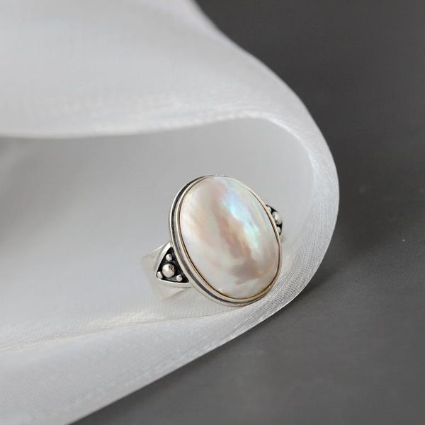 authentic 925 sterling silver opening rings women fashion natural mabe pearl wedding party fine jewelry gift cluster, Golden;silver
authentic 925 sterling silver opening rings women fashion natural mabe pearl wedding party fine jewelry gift cluster, Golden;silver