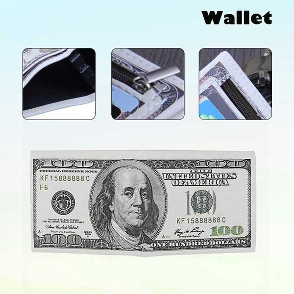 wallets chic men women 100$ coin holder currency notes pattern old dollar purse fashion leather money clips#0714, Red;black
wallets chic men women 100$ coin holder currency notes pattern old dollar purse fashion leather money clips#0714, Red;black