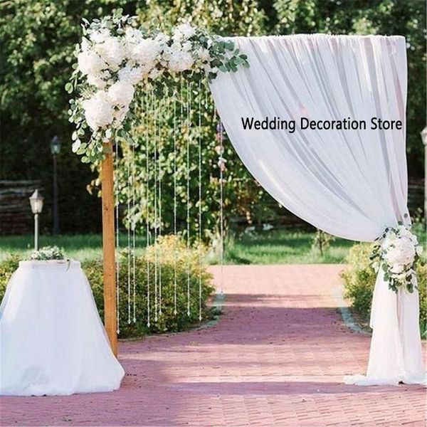 party decoration 1pcs chiffon fabric arch drapery panel wedding backdrop curtains out door draping event curtain
party decoration 1pcs chiffon fabric arch drapery panel wedding backdrop curtains out door draping event curtain