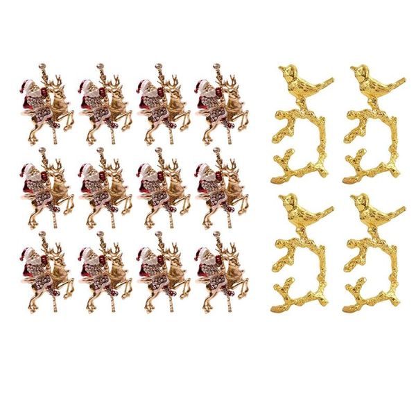 napkin rings 12pcs christmas reindeer button el ring with 4pcs bird model room buckle
napkin rings 12pcs christmas reindeer button el ring with 4pcs bird model room buckle