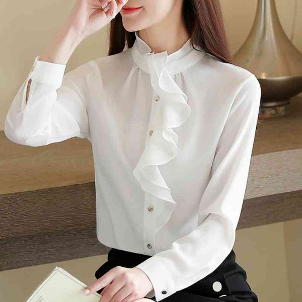 fashion woman blouses stand collar ruffles chiffon blouse women long sleeve blouse women womens and blouses c472 210426, White
fashion woman blouses stand collar ruffles chiffon blouse women long sleeve blouse women womens and blouses c472 210426, White