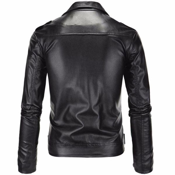 men's fur & faux loldeal men autumn pu leather full sleeve solid color with zipper slim fit motorcycle fashion male, Black
men's fur & faux loldeal men autumn pu leather full sleeve solid color with zipper slim fit motorcycle fashion male, Black
